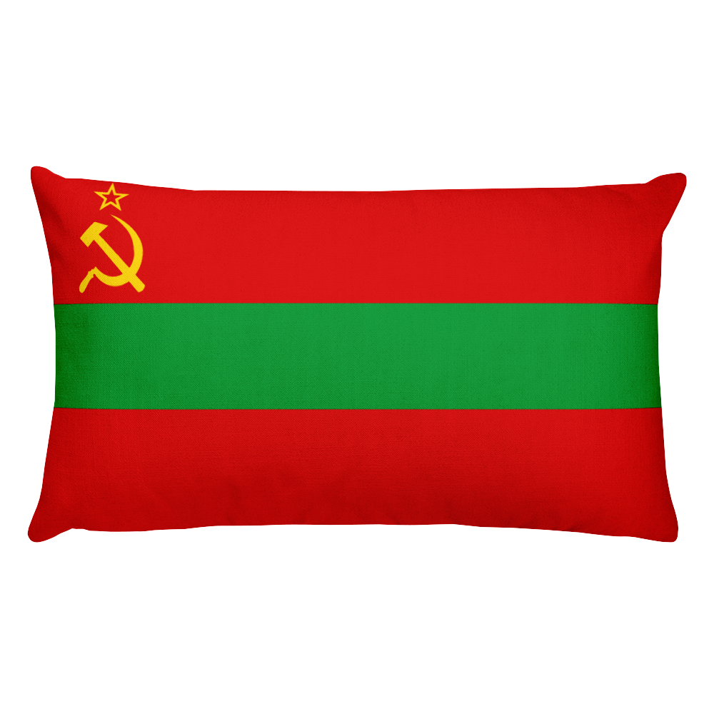 Default Title Transnistria Flag Allover Print Rectangular Pillow Home by Design Express