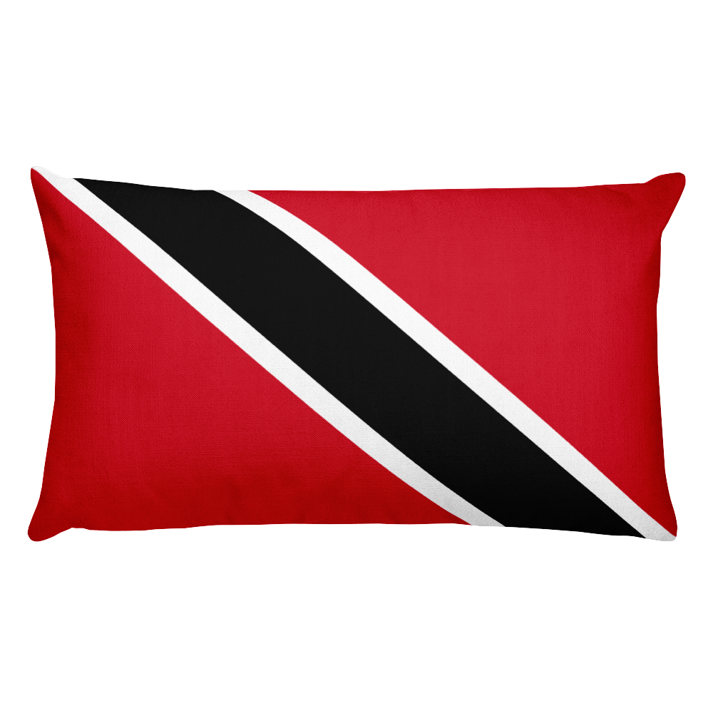 Default Title Trinidad and Tobago Flag Allover Print Rectangular Pillow Home by Design Express