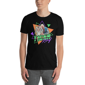 Black / S Tiger King Unisex T-Shirt by Design Express