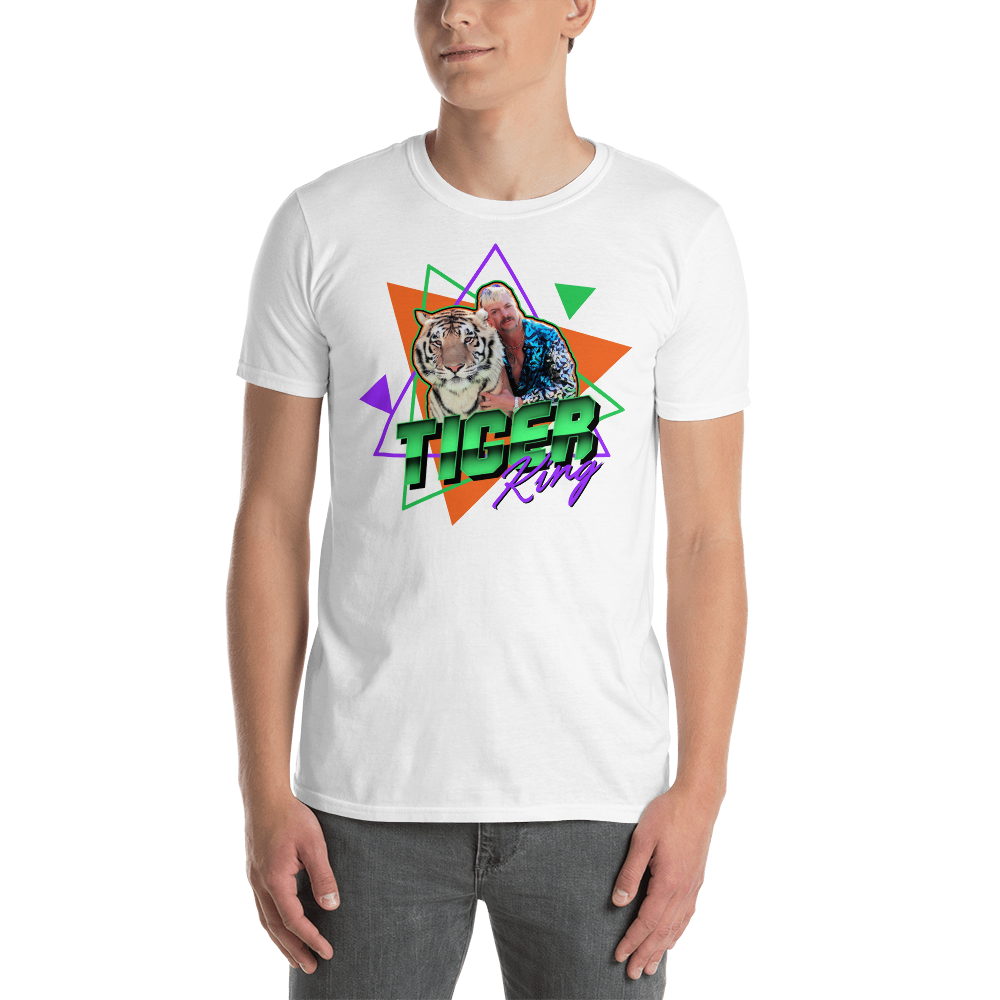 White / S Tiger King Unisex T-Shirt by Design Express