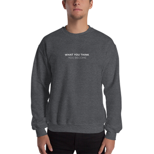 Dark Heather / S You Become Unisex Sweatshirt by Design Express