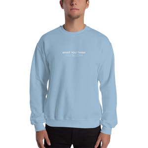 Light Blue / S You Become Unisex Sweatshirt by Design Express
