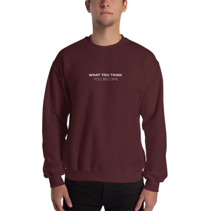 Maroon / S You Become Unisex Sweatshirt by Design Express