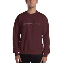 Maroon / S Independence Is Happiness Unisex Sweatshirt by Design Express