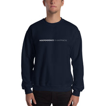 Navy / S Independence Is Happiness Unisex Sweatshirt by Design Express