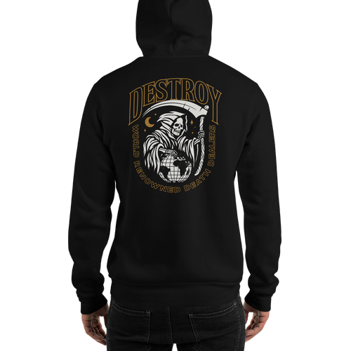 S Destroy World Unisex Hoodie by Design Express