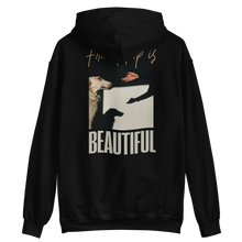 Black / S Friendship is Beautiful Unisex Hoodie Back by Design Express