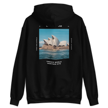 Black / S Sydney Australia Unisex Hoodie Back by Design Express