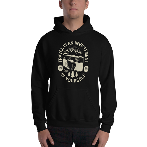 S Travel Is An Investment In Yourself Unisex Hoodie by Design Express