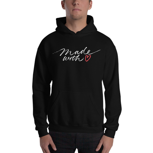 S Made With Love (Funny) Unisex Hoodie by Design Express