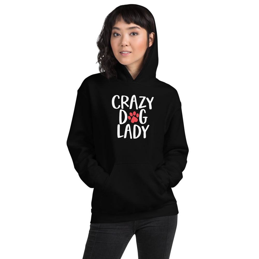 Crazy dog best sale lady hoodie