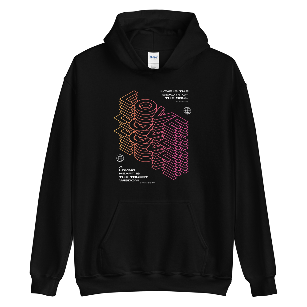 S Love (motivation) Front Unisex Hoodie by Design Express