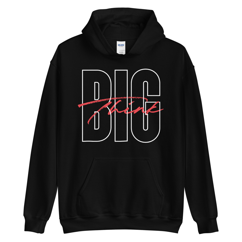 S Think BIG (Bold Condensed) Unisex Hoodie by Design Express