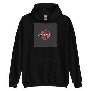 S Beauty Red Rose Unisex Hoodie by Design Express