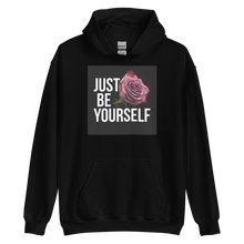 Black / S Just Be Yourself Unisex Hoodie by Design Express