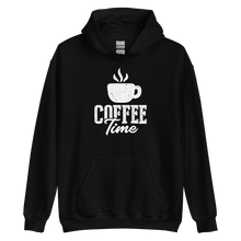 Black / S Coffee Time Unisex Hoodie by Design Express