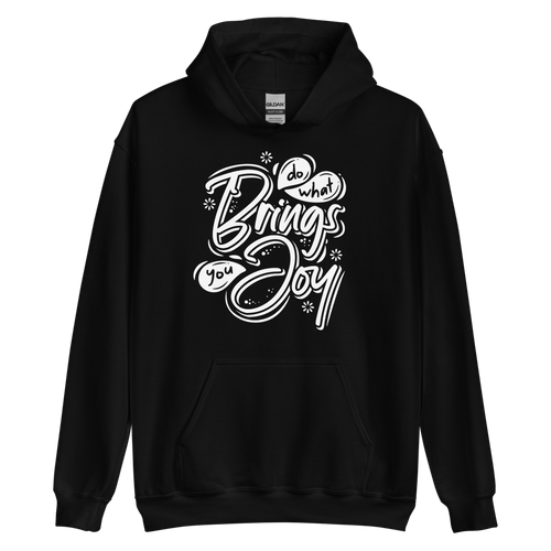 Black / S Do What Bring You Enjoy Unisex Hoodie by Design Express