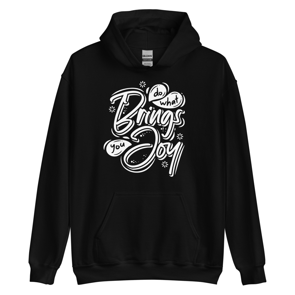 Black / S Do What Bring You Enjoy Unisex Hoodie by Design Express