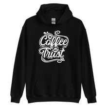 Black / S In Coffee We Trust Unisex Hoodie by Design Express