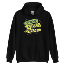 Black / S Good Vibes Only Unisex Hoodie by Design Express