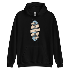 Black / S Live it Up Unisex Hoodie by Design Express