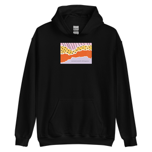 Black / S Surround Yourself with Happiness Unisex Hoodie by Design Express