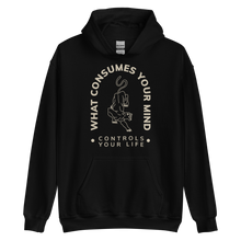 Black / S What Consume Your Mind Unisex Hoodie by Design Express