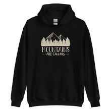 Black / S Mountains Are Calling Unisex Hoodie by Design Express