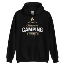 Black / S Outdoor Camping Unisex Hoodie by Design Express