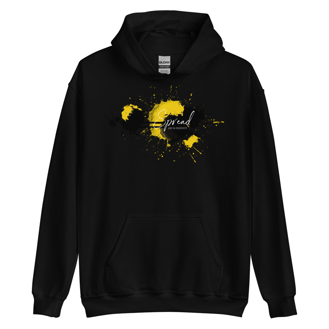 Black / S Spread Love & Creativity Unisex Hoodie by Design Express