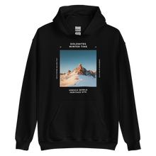 Black / S Dolomites Italy Unisex Hoodie Front by Design Express