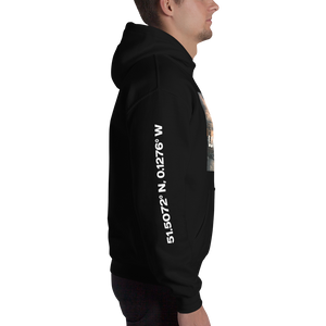 London Square Unisex Black Hoodie by Design Express