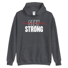 Dark Heather / S Stay Strong, Believe in Yourself Unisex Hoodie by Design Express