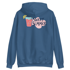 Indigo Blue / S Drink Sweet Summer Unisex Hoodie by Design Express