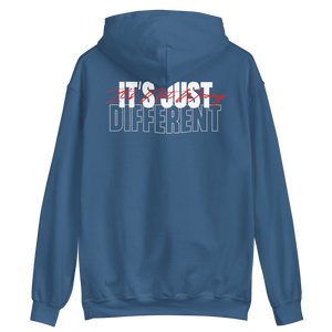 Indigo Blue / S It's not wrong, It's just Different Unisex Hoodie by Design Express