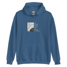 Indigo Blue / S Art speaks where words are unable to explain Unisex Hoodie by Design Express