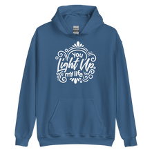 Indigo Blue / S You Light Up My Life Unisex Hoodie by Design Express