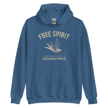 Indigo Blue / S Free Spirit Unisex Hoodie by Design Express