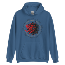 Indigo Blue / S Nothing is more abstarct than reality Circle Unisex Hoodie by Design Express