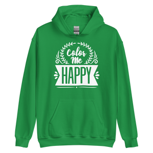 Irish Green / S Color Me Happy Unisex Hoodie by Design Express