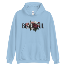 Light Blue / S Beautiful Flower Unisex Light Hoodie by Design Express