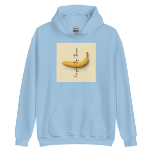 Light Blue / S I've got a big banana Unisex Hoodie by Design Express