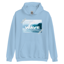 Light Blue / S The Wave Unisex Hoodie by Design Express