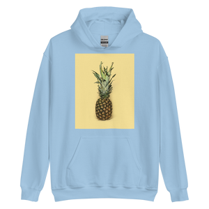 Light Blue / S Pineapple Unisex Hoodie by Design Express