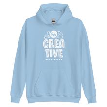 Light Blue / S Be Creative Unisex Hoodie by Design Express