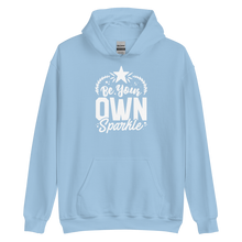 Light Blue / S Be Your Own Sparkle Unisex Hoodie by Design Express