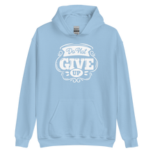 Light Blue / S Do Not Give Up Unisex Hoodie by Design Express