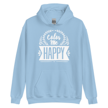 Light Blue / S Color Me Happy Unisex Hoodie by Design Express