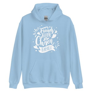 Light Blue / S Friend become our chosen Family Unisex Hoodie by Design Express