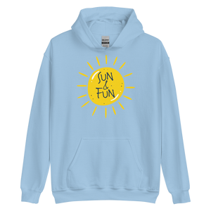 Light Blue / S Sun & Fun Unisex Hoodie by Design Express